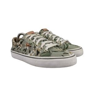 Keds Shoes Womens 9.5 Sneakers Jump Kick Casual Canvas Tropical Green Lifestyle